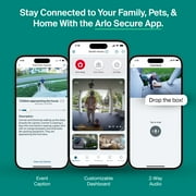 Arlo Essential Pan Tilt Security Camera 2K (2025 Release) - Wired Plug-In Power Outdoor Camera, 1-Cam