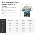 thumbnail image 5 of Balery Iceberg Bald Eagle Camisa Casual de Manga Corta con Botones para Hombre, Texturizada, Estilo Cubano, para Playa, Verano-Small, 5 of 5