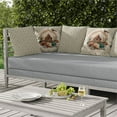 thumbnail image 7 of Mughal Splendor Indoor/Outdoor Pillow with Removable Cover in Brown 26x26, 7 of 7