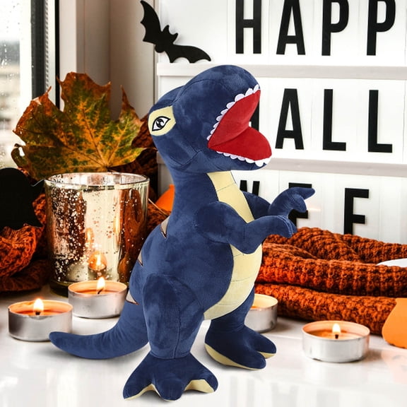 Blue 29Cm Blue Plush Dinosaur Stuffed Toy Soft Cute Doll For Kids Childrens Room Decoration