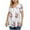 White, variant on Fesfesfes Womens Oversized T Plus Size Women Short Sleeve Printed V-Neck Boho Blouse Basic Tee Tunic Tops Tshirt for Women 20(XXXXXXL)