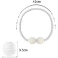 thumbnail image 3 of Magnetic Curtain Tiebacks, 2pcs Curtain Tie Backs Curtain Clips Rope Holdbacks Curtain Holder Buckles For Home Office hotel Window Decorative Curtains Accessorie, 3 of 5