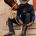 thumbnail image 2 of TuffRider Men's El Paso Leather Embroidered Round Toe Western Boots, 2 of 10
