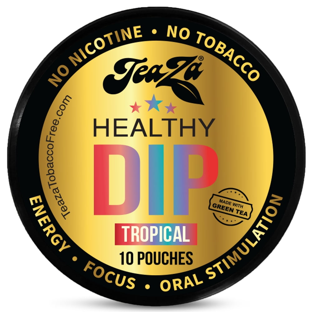 Teaza Herbal Energy Pouches Tropical Puck