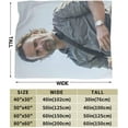 thumbnail image 3 of Rick Grimes Fleece Blanket Throw Blanket for Couch - Cozy Luxury Bed Blanket Microfiber and Throws for Sofa, 3 of 6