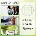 thumbnail image 5 of 24Pcs Mason Jar Holder Lid Insert 304 Stainless Steel Flower Organizer Lid Insert with Square Grids Mesh Lids for Regular Mouth Mason Canning Jars DIY, 5 of 5