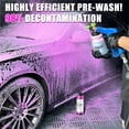 thumbnail image 4 of Car High Foam Pre-Wash Liquid With Water Wax Formula For Effective Decontamination And Paint Protection, Safe For All Wheel Varnish Lacquer Polished Metal Chrome And Glass, 4 of 7