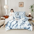 thumbnail image 4 of Castle Fairy Female Men Women Marbling Watercolor Bedding Comforter Set 2pcs,Abstract Marble Stone Pattern Twin Comforter Sets Microfiber,Gradient Ombre Breathable Bedding Set,Luxury Bedroom Decor, 4 of 8