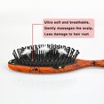 thumbnail image 5 of Halloween Glowing Spider Web Pattern Hair Brush,Girls Detangling Hair Brush,Glide Through Tangles with Ease for Wet & Dry Hair,8.8"X2.8", 5 of 7