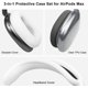thumbnail image 2 of Kit de protección para AirPods Max, funda para la diadema + funda protectora de TPU + funda de silicona para las orejas, accesorio resistente al sudor, fácil de lavar, antiarañazos, 2 of 4