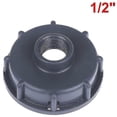 thumbnail image 1 of Accesorios para tanque IBC, tapa roscada gruesa S60x6 a conector adaptador de 1/2", 3/4" y 1"., 1 of 4