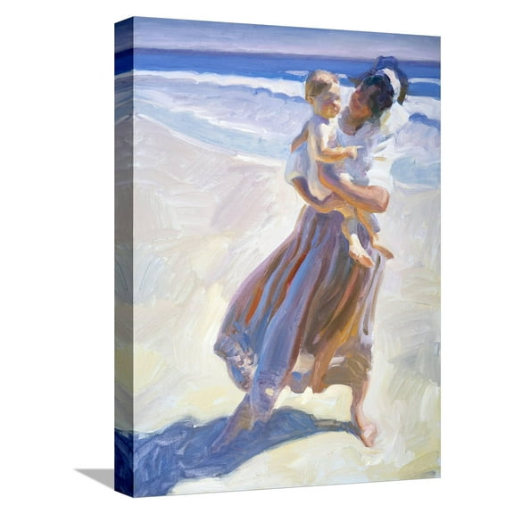 Art.com Mom's Girl Stretched Canvas Print Wall Art by John Asaro, 12" x 16"