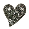 thumbnail image 6 of Sew on Heart Patches Applique Iron On Sew On Patches Rhinestones Applique for Wedding Dress Clothing Jeans Jackets Hat, 6 of 8