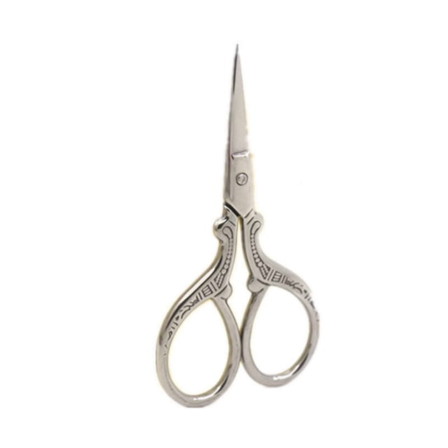 CHUANK 2Pcs Embroidery Scissors Mini Precision Scissors for Fabric & Thread Cutting Versatile Scissors for Sewing & Crafting Ergonomic Grip Scissors with Leather Case