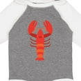 thumbnail image 4 of Inktastic Lobster Cute Ocean Creature Boys or Girls Long Sleeve Baby Bodysuit, 4 of 5