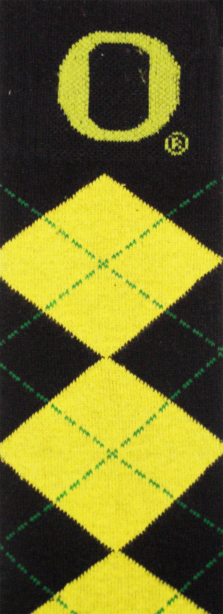 Oregon Ducks Argyle Dress Black/Yellow Sock - Donegal Bay - Unisex - One Size