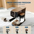thumbnail image 6 of Espresso Machine Compact – 20 Bar Professional Espresso Coffee Maker with Milk Frother, Touchscreen & Adjustable Temperature for Cappuccino & Latte, 6 of 7