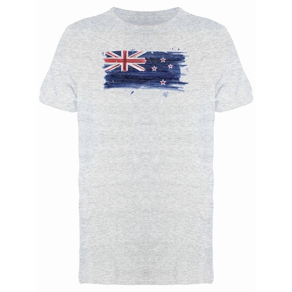 Brush Painting Of New Zealand T-Shirt Men -Image by Shutterstock, Male Large