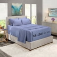 thumbnail image 4 of YouLoveIt 4/6 Pcs Bed Sheet Set Super Soft Microfiber Sheets Bedding Set 16"- 24" Deep Soft, Breathable Luxury Sheets Microfiber Fabric Full Sheets Set, 4 of 8
