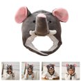 thumbnail image 4 of MasteelfCA 1 Pce Chapeau de Fête Design Éléphant en Peluche Adorable Coiffe Décor, 4 of 7