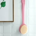thumbnail image 2 of Lindbes Long Handle Bath Brush Scrubber Back Cleaner for Shower The Pink Pp, 2 of 6
