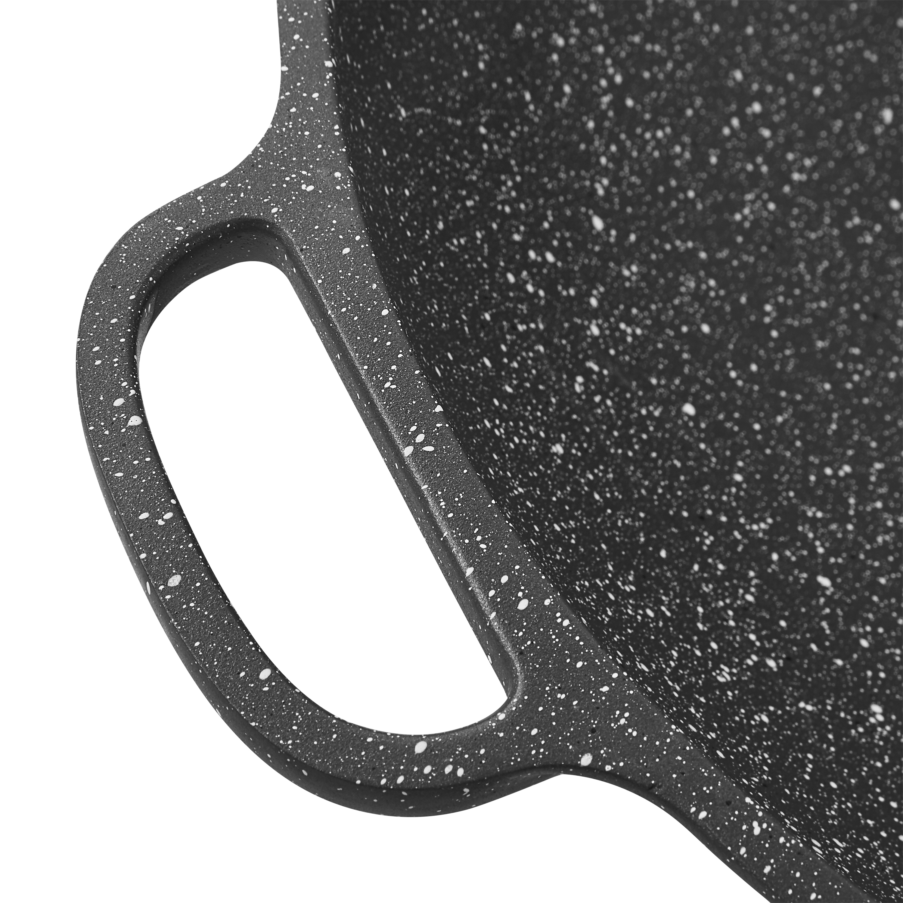The Pioneer Woman Prairie Signature 14-Inch Cast Aluminum Wok, Charcoal Speckle