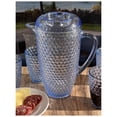 thumbnail image 3 of Acrylic Diamond Cut Pitcher - Blue 2.5 qt, 3 of 5