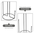 thumbnail image 3 of CIMAXIC Portarrollos De Cocina De Hierro Negro Con Base Estable Para Almacenamiento En Encimeras, 3 of 8