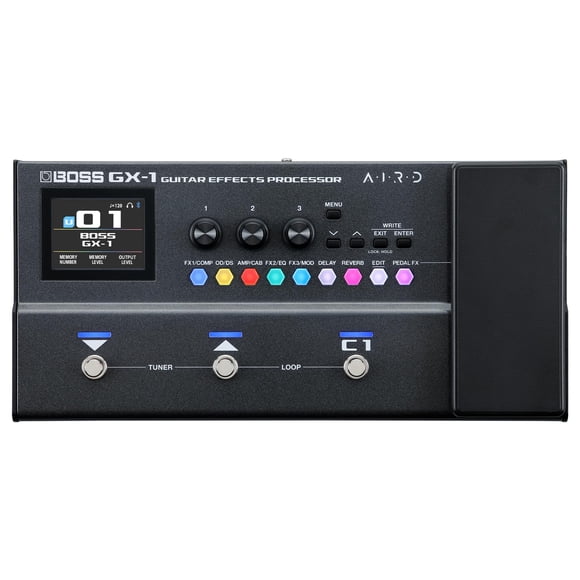 Procesador de efectos de guitarra BOSS GX-1 ultraportátil con Bluetooth