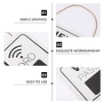thumbnail image 4 of Shisuyan Hanging Wifi Sign Wifi Password Sign for Restaurant Shopping Mall Home, 4 of 9
