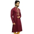 thumbnail image 4 of Atasi Chemise Tunique Décontractée en Coton Col Mandarin pour Hommes - TG, 4 of 7