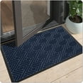 thumbnail image 7 of OEAKAY Door Mat Non-Slip Entryway Rug Durable Heavy Duty Outdoor Doormat Washable Door Rug Stain Resistant Entry Mat for Patio, Garage, 29"x17", Navy Blue, 7 of 7
