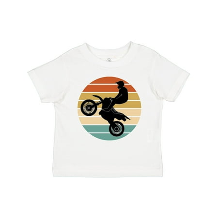 

Inktastic Dirt Biking Motocross Retro Gift Toddler Boy or Toddler Girl T-Shirt