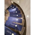 thumbnail image 3 of Non-Slip Stair Tread Cover Skid Resistant Indoor Mat Carpet - Set of 15 - Blue Maple, 3 of 5