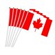 thumbnail image 3 of Banderas canadienses pequeñas de 14 x 21 cm, 10 unidades, con astas de plástico (Nc011_Lucky_B), 3 of 4