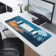 thumbnail image 2 of Halloween Ghost Mouse Pad,Happy Halloween Pumpkin Large Gaming Mouse Pad NonSlip Rubber Base Keyboard Pad for Gaming Gifts (31.5x11.8in), 2 of 7
