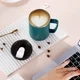 thumbnail image 4 of 304 Stainless Steel Coffee Cup Mug With Lid Insulated Coffee Mug Double Wall Coffee Tumbler With Handle Heat-resistant Drinkware, 4 of 5