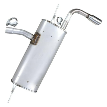 Stainless Steel Exhaust Muffler Fits 2013-2019 Ford Fusion 15.L, 1.6L, 2.0L & 2.5L - Direct Fit