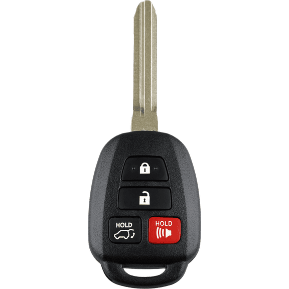 Wholesalekey Replacement for 2015 - 2018 Toyota HYQ12BDM 4 Buttons Remote Key Fob 314MHz