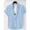 Sky Blue, variant on YLSDY Men's Short Sleeve Golf Shirt with Chest Pocket, Solid Color Fashion Top for Weekend Getaways Navy S