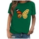 thumbnail image 2 of Pntutb Mujeres Casual Impresión Camisas Manga Corta Camiseta Suelta tops Túnica Blusa Pntutb Pntutb-2776, 2 of 4