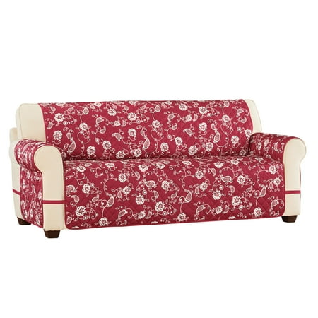 Paisley Scroll Ultra Furniture Cover Protector With Stay In Place