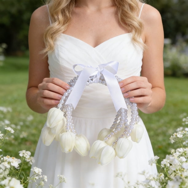 Ramo de novia artificial | Ramo de flores de seda para novia y damita de honor | Decoración para bodas, iglesias y fiestas | Centro de mesa para el hogar, la oficina o estanterías | 1 pieza
