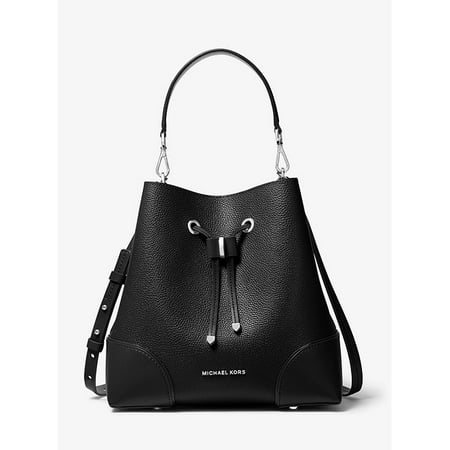 Michael Kors Mercer Gallery Ladies Medium Black Leather Shoulder Bag 30F9SZ5L6L001