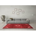 thumbnail image 3 of Ahgly Company Indoor Rectangle Medallion Red Traditional Area Rugs, 2' x 4', 3 of 4