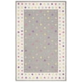 thumbnail image 3 of SAFAVIEH Kids Fredrick Polka Dots Wool Area Rug, Grey/Multi, 5' x 8', 3 of 8