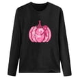 thumbnail image 4 of cllios Breast Cancer Tshirts for Women Cancer Survivor Long Sleeve Sweatshirts Cute Pink Ribbon Awareness Graphic Tees Inspirational Gifts, 4 of 4