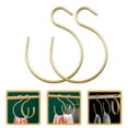 thumbnail image 4 of Golden Aluminum Alloy Scarf Hanger for Home Use 2 Pieces Wardrobe Belt Organizer with Smooth Design, 4 of 8