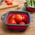 thumbnail image 5 of Gkeoshab Drain Rack Storage Bag Fruit And Vegetable Basket Folding Filter Square Draining Basket Collapsible Colander Kitchen Home & Garden, 5 of 5