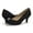 BLACK/SUEDE, variant on Dream Pairs Women Bridal Slip On Wedding Shoes Party Dress Low Heel Pumps Shoes